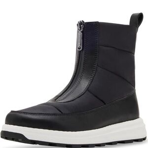 Blondo Black and White Winter Boots